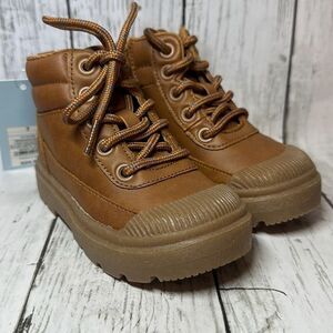 Cat & Jack Toddler Declan Chukka Boots Zip Slip on Size 7